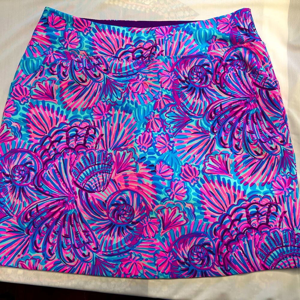 Lilly Pulitzer Luxletic Skort skirt with shorts size 6 like new